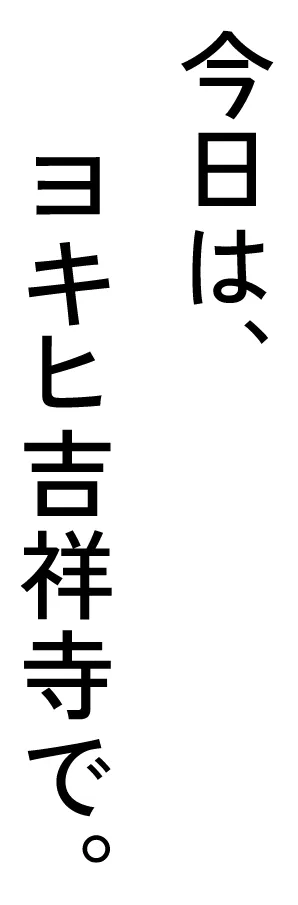 今日は、ヨキヒ吉祥寺で。